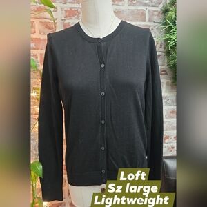 Loft Womens Carnigan sweater sz large